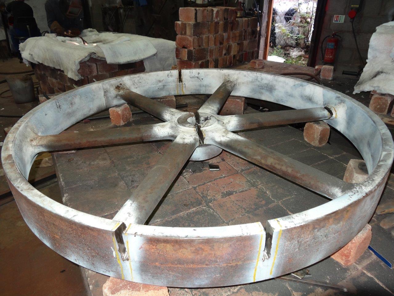 Traction Engine Flywheel Cast Iron Welding Services Offer Global