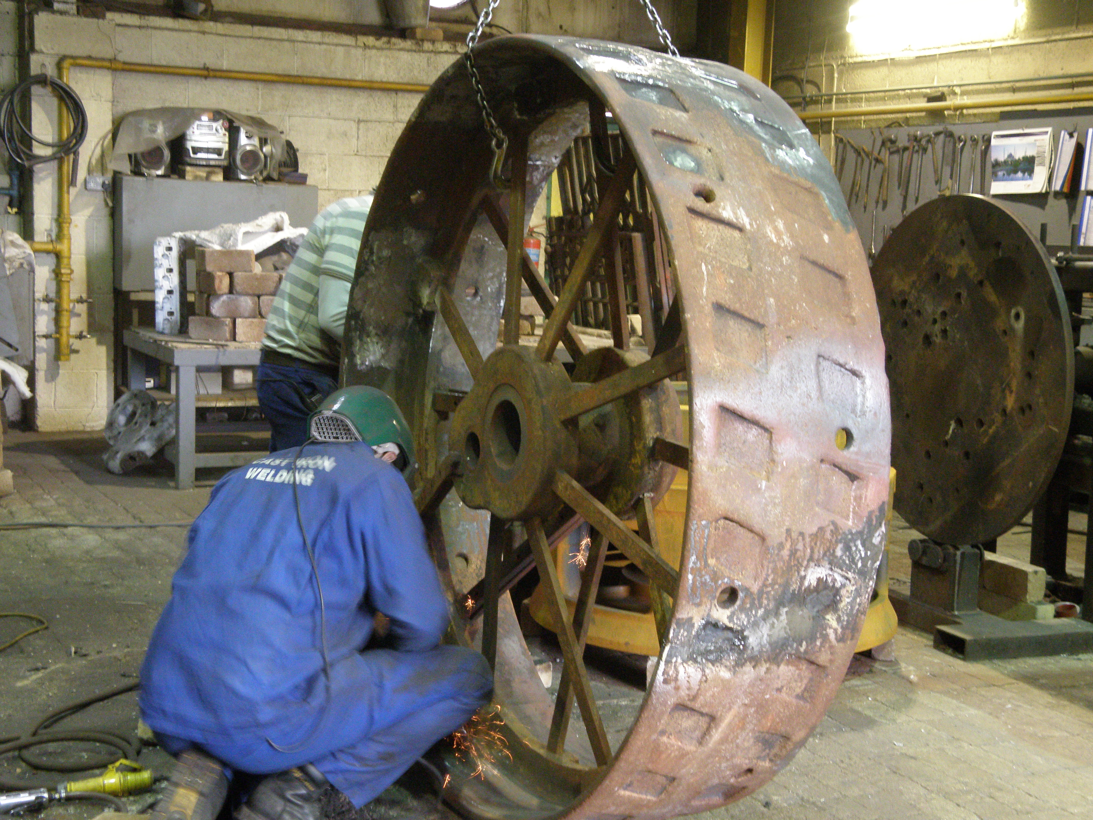 Traction Wheel Repair Cast Iron Welding Services Offer Global Casting