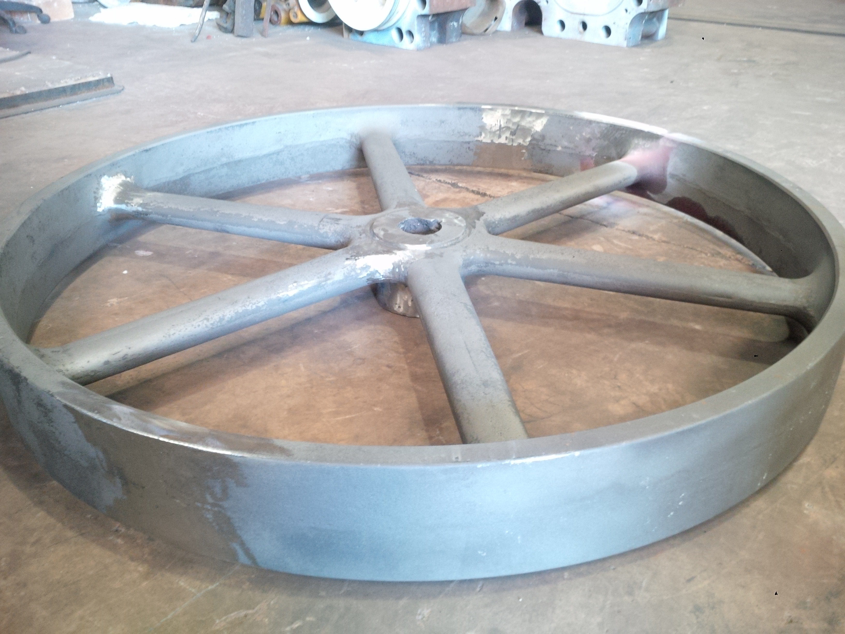 Traction Engine Flywheel Cast Iron Welding Services Offer Global