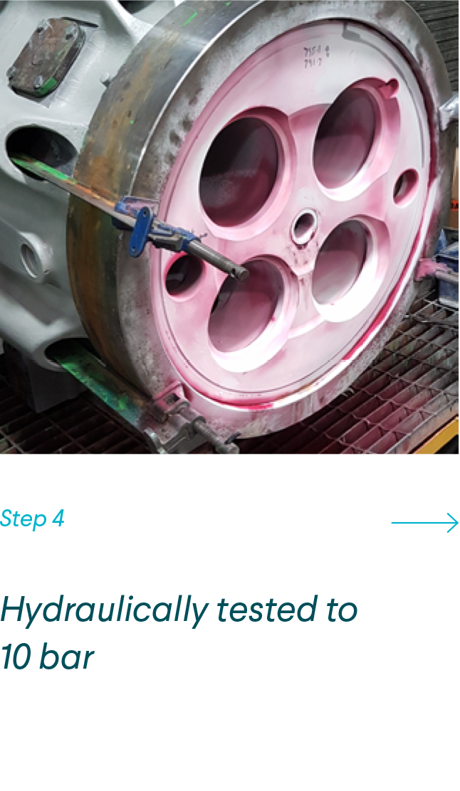 Hydraulically Tested to 10 bar