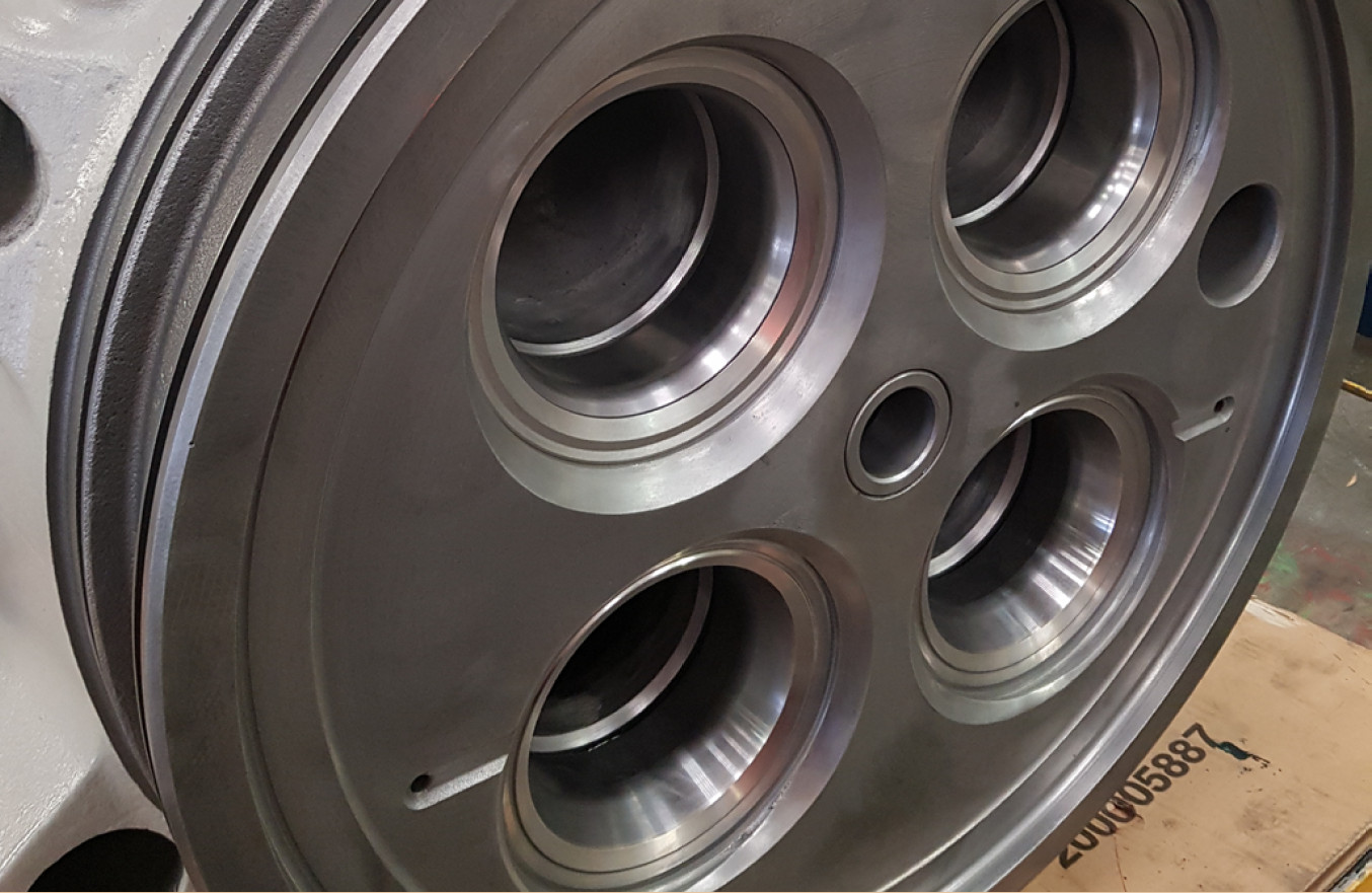 MAN Exhaust Valve Cylinder Head Cast Iron Welding Repair Services