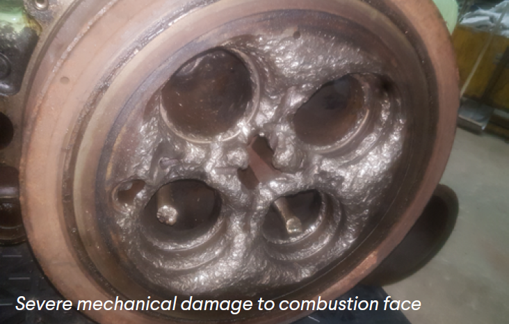 Mechanical Damage Mak Caterpillar Cylinder Heard Cast Iron Welding Repairs