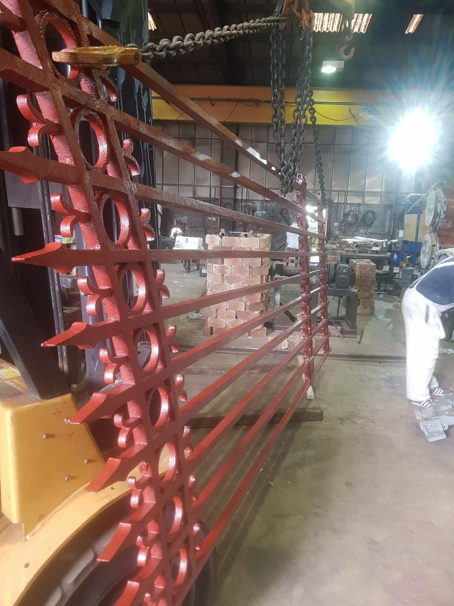 Stately Home Gates having cast iron welding repairs