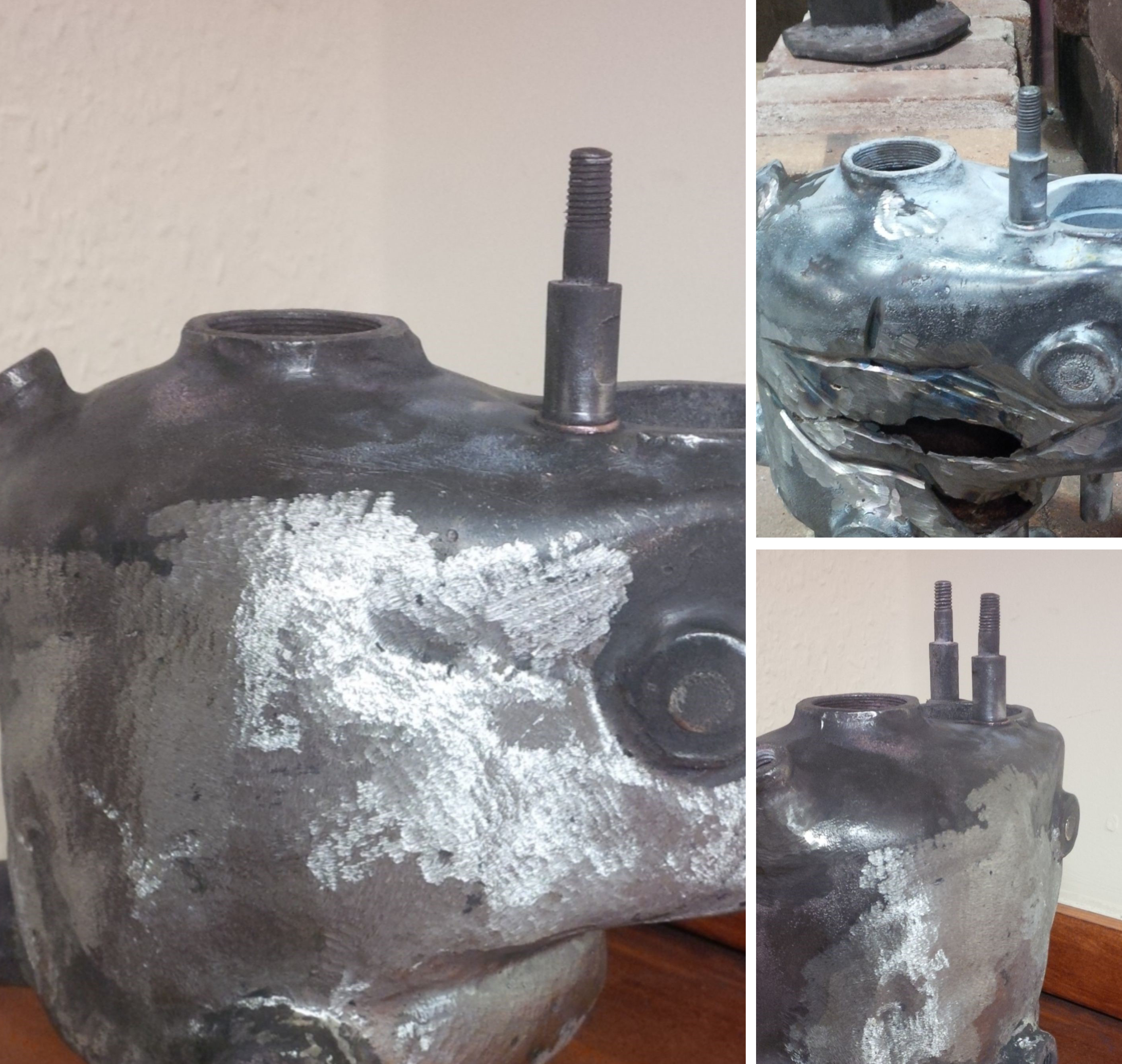 Vintage classic car cast iron welding repairs