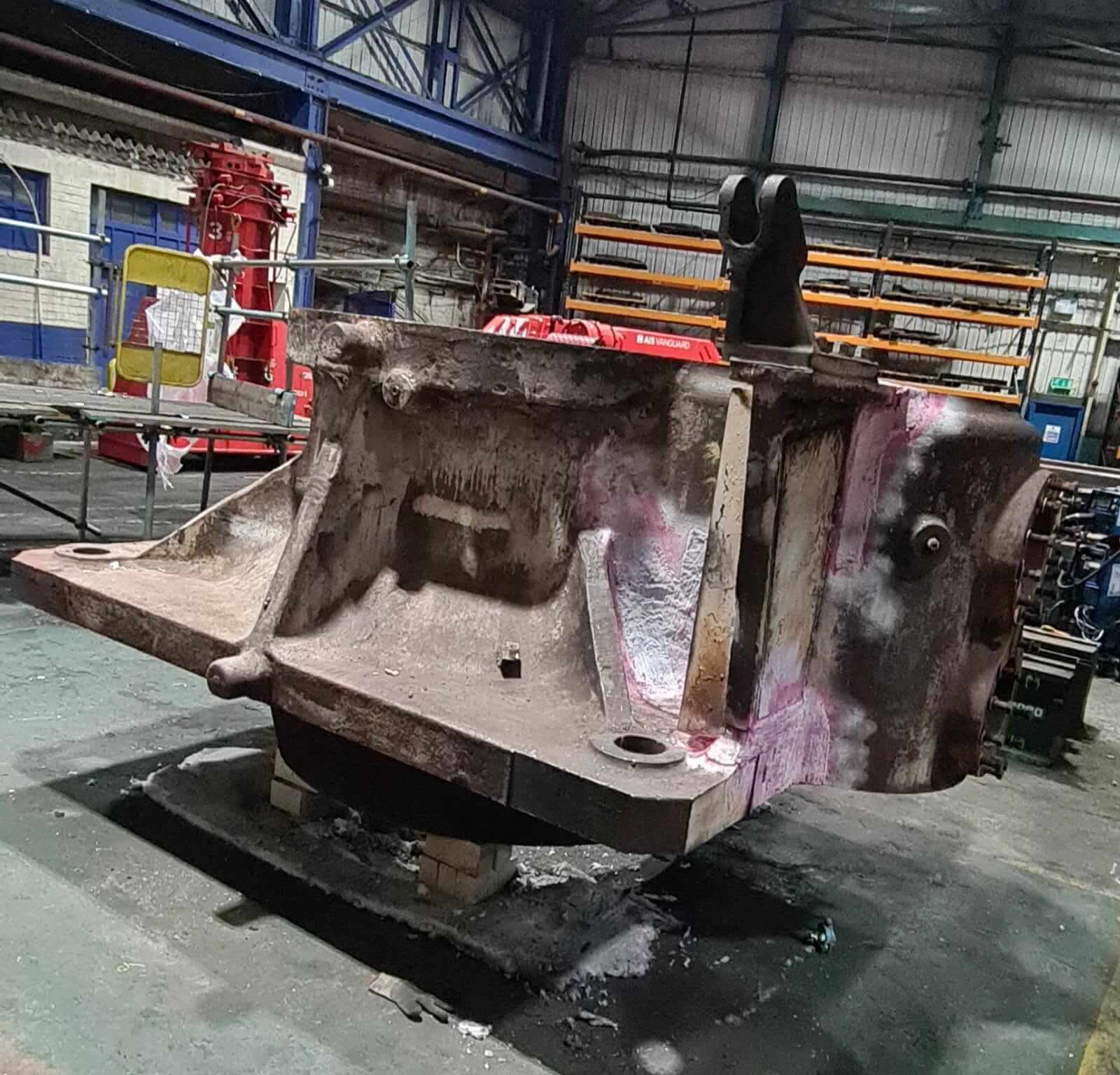 Industry steel casting welding project