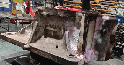 Industry steel casting welding project