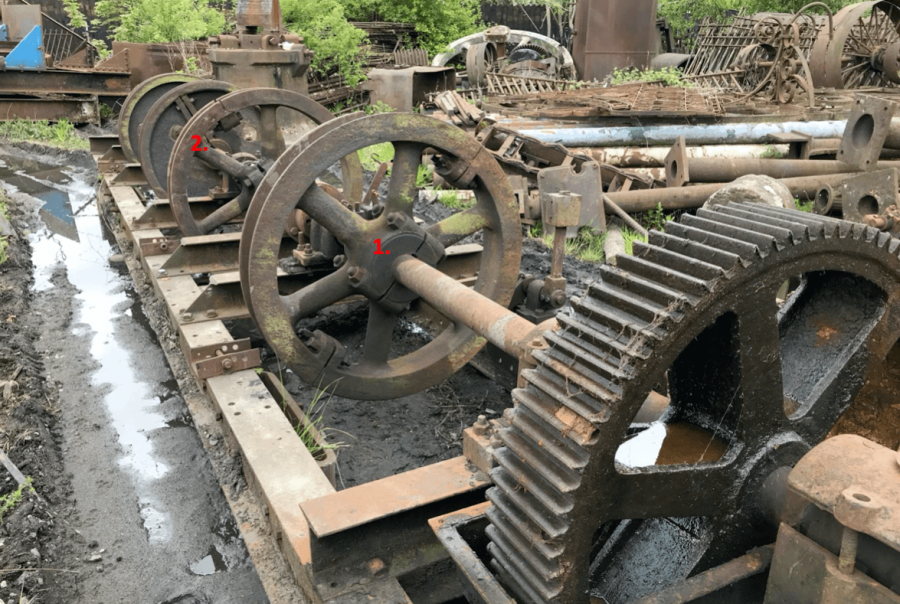 Drop Hammer Gantry Flywheels for Repair