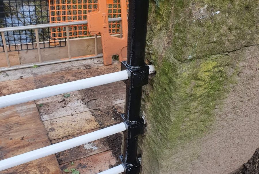 Victorian cast iron railing repairs