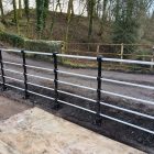 Victorian cast iron railing restoration